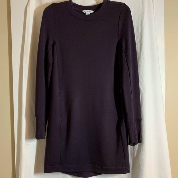 Athleta Dresses & Skirts - Athleta 'Coaster Luxe Sweatshirt Dress' in dark purple